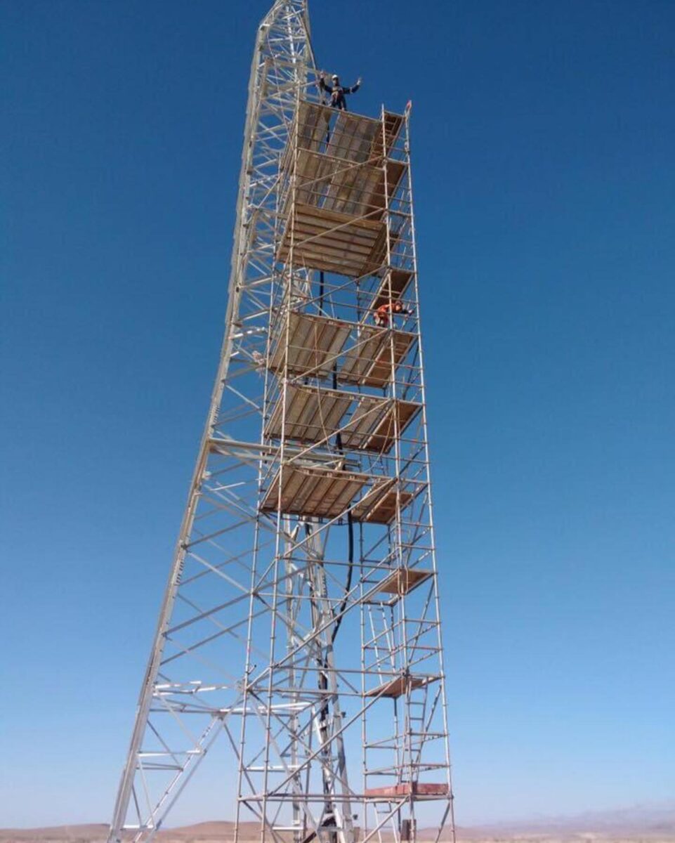 Torre de andamios certificada de gran altura